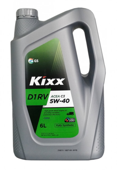 Масло моторное Kixx синтетика 5W-40 6 л.