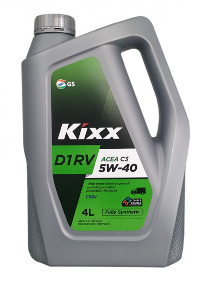 Масло моторное Kixx синтетика 5W-40 4 л.