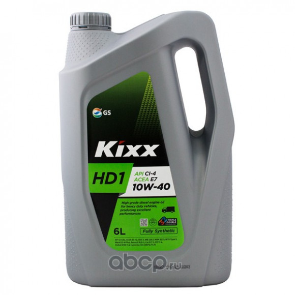 Масло моторное Kixx HD1 CI-4 10W-40 (D1) /6л синтетика