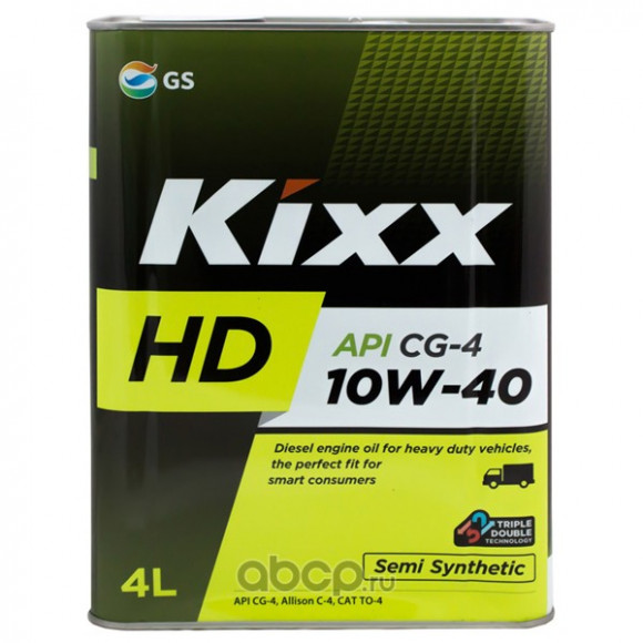 Масло моторное Kixx HD CG-4 10W-40 (Dynamic) /4л полусинтетика