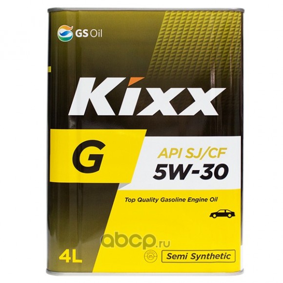 Масло моторное Kixx G SJ 5W-30 (Gold) /4л мет. полусинтетика