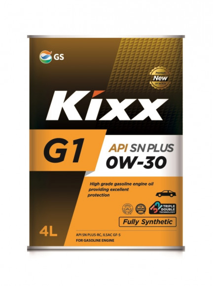 Масло моторное Kixx G1 SN Plus 0W-30 / 4 л