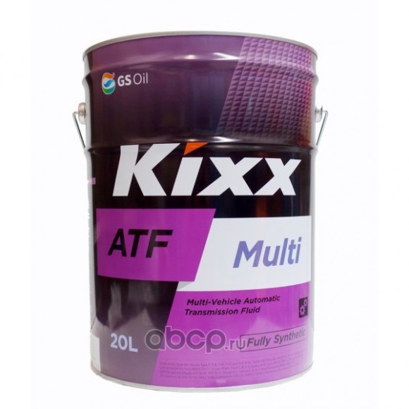 Трансмиссионная жидкость Kixx ATF Multi /20л синтетика