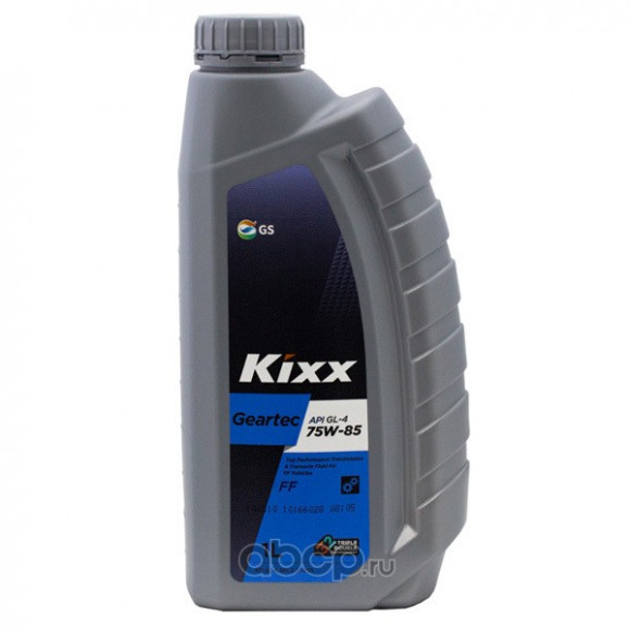 Масло трансмиссионное Kixx Geartec FF GL-4 75W-85 (Gear Oil HD) /1л полусинтетика