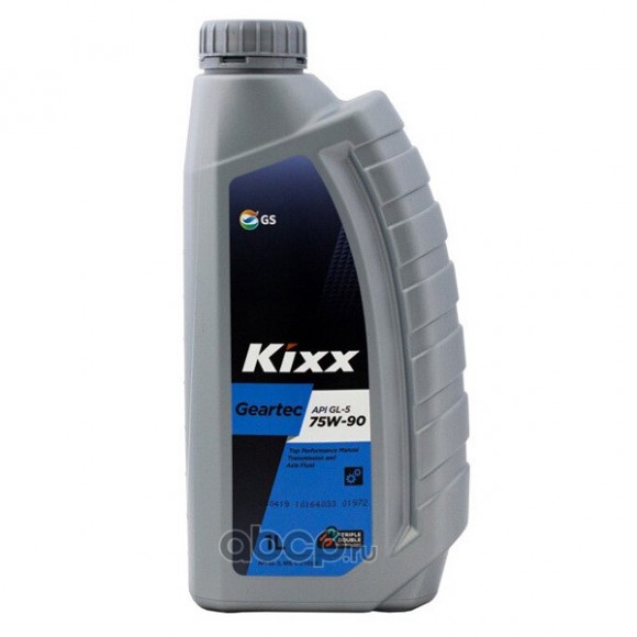 Масло трансмиссионное Kixx Geartec GL-5 75W-90 /1л полусинтетика