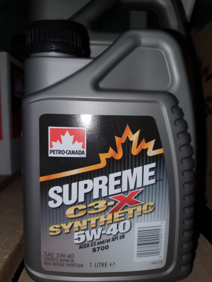 Моторное масло Petro-Canada SUPREME C3-X SYNTHETIC 5W-40 (12*1 л)