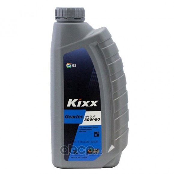 Масло трансмиссионное Kixx Geartec GL-5 80W-90 /1л полусинтетика