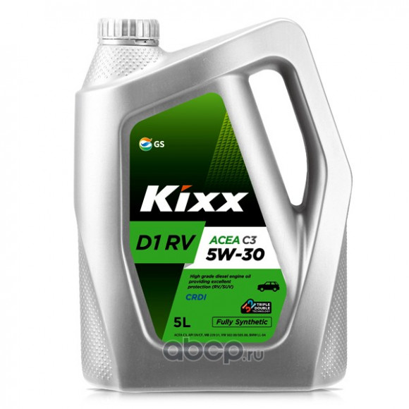 Масло моторное Kixx D1 RV 5W-30 C3 /5л синтетика